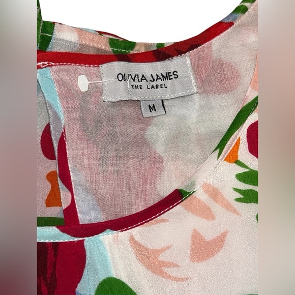 Olivia James the label Anna Dress, Modern Rose. NWOT Size M - Picture 5 of 5